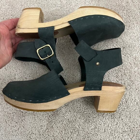 BRYR Emma Closed Toe High Heel Clog Women Size 37 - Picture 6 of 16